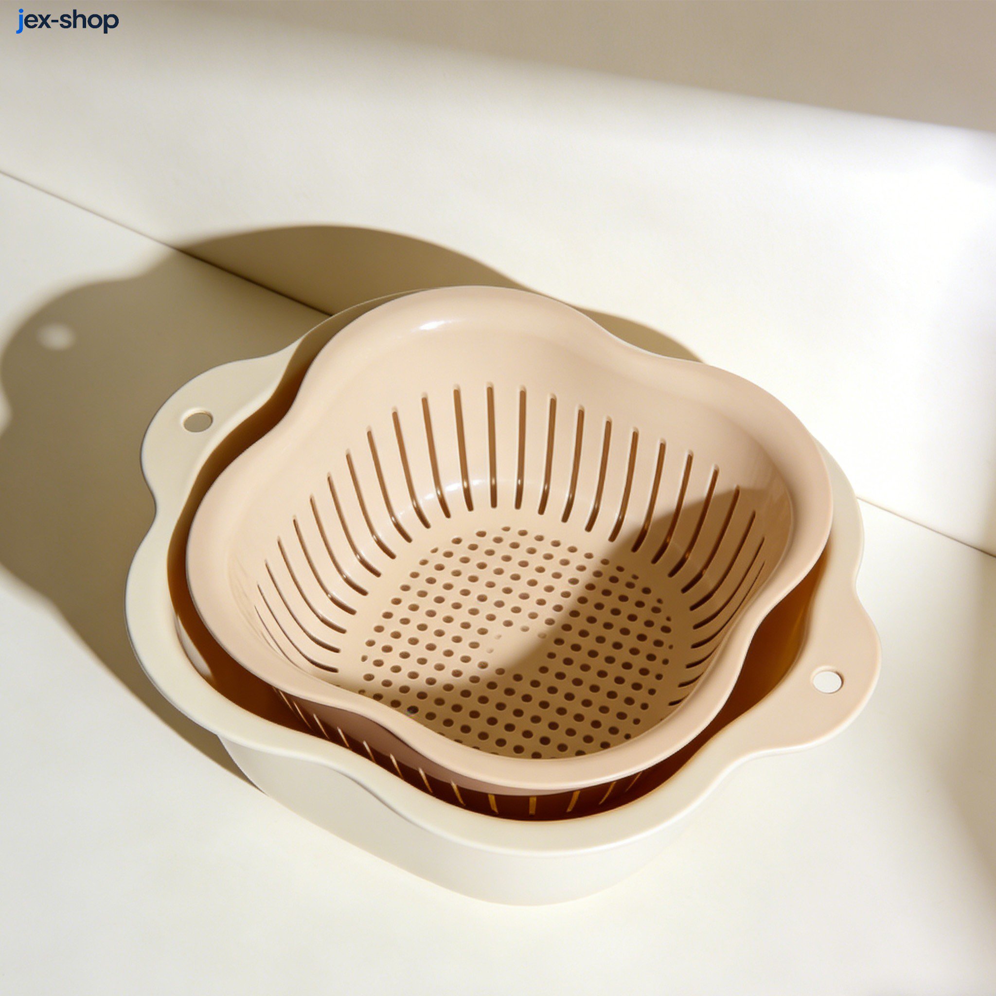 瀝水籃洗菜盆（5個）