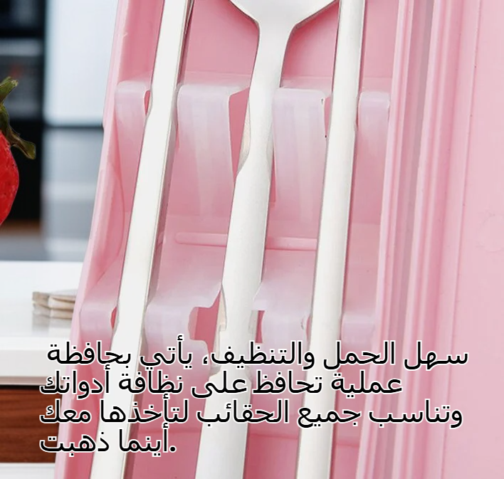 طقم ملاعق وأعواد أكل محمولة بألوان الباستيل