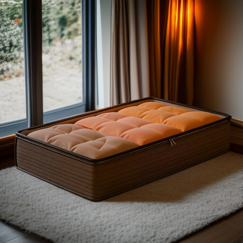 Durable storage box for quilts and bedding