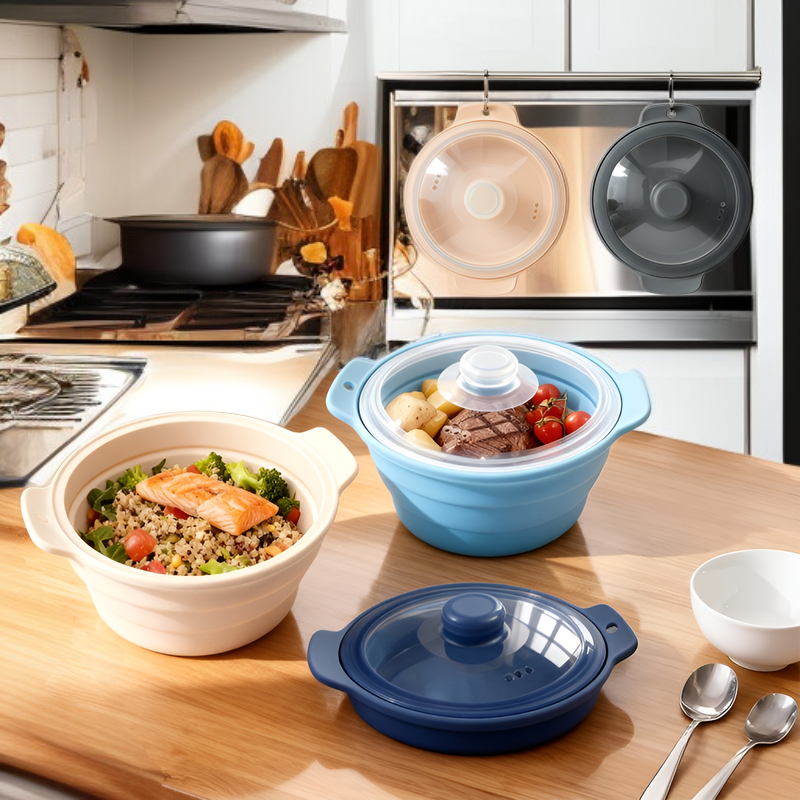 Faltbarer Topf und Teller in einem – ideal für Singles