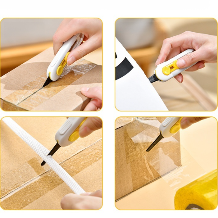 Non-stick knife for unpacking