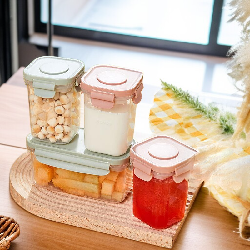 Baby food supplement sealed storage container