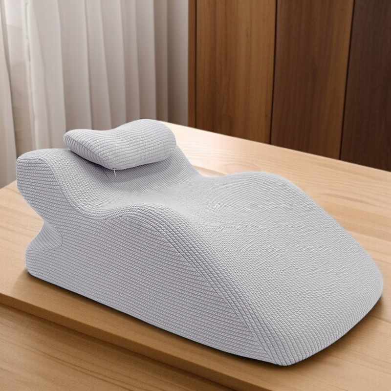 Multifunctional Prone Sleeping Backrest Pillow, Memory Foam Support for Bed