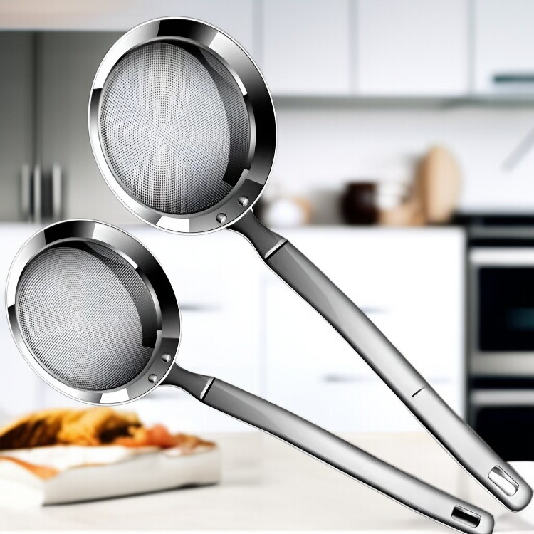 Stainless Steel Fat Skimmer Strainer Spoon
