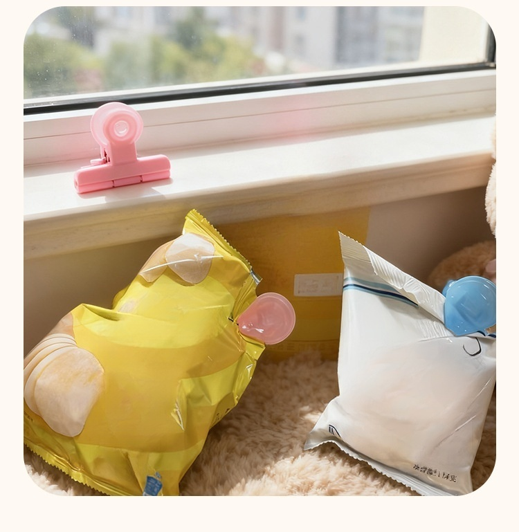 磁吸花朵冰箱貼封口夾