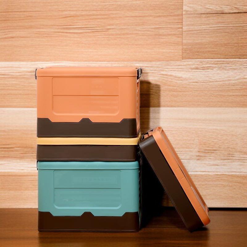 Outdoor Tableware Storage Box Foldable Large Capacity Organizer