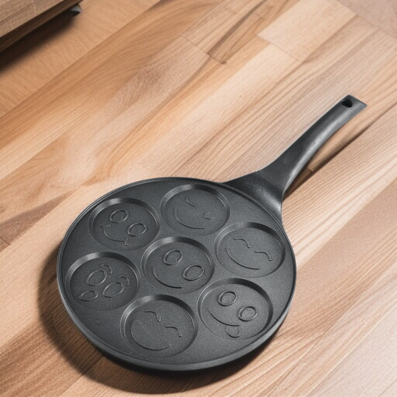 Cartoon Seven-hole Frying Pan Baby Food Non-stick Pan