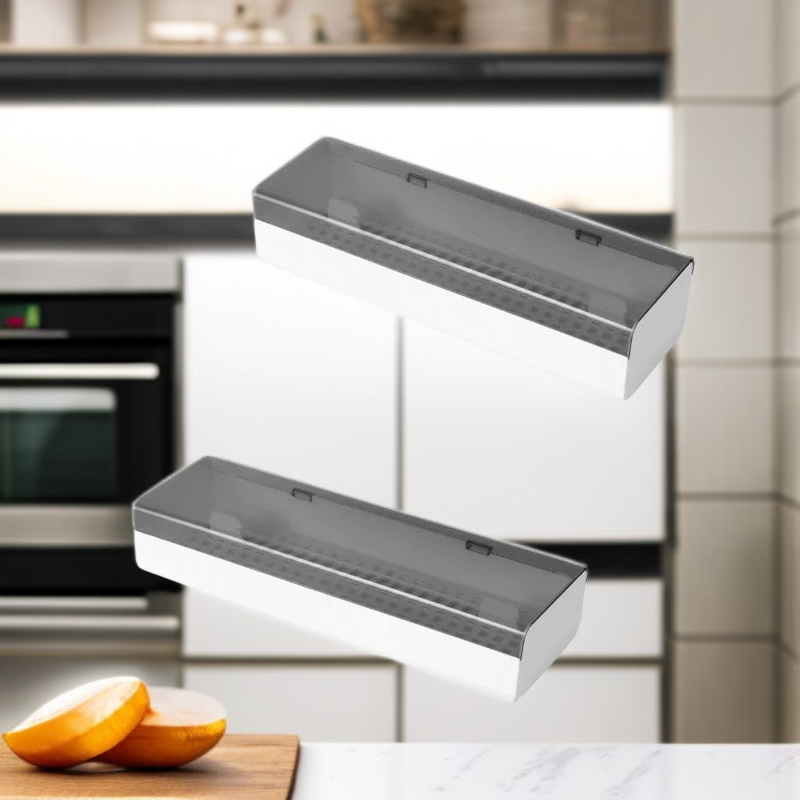 주방 다용도 뚜껑이 달린 식기 수납 물빠짐 선반 젓가락 숟가락 방진 수납함