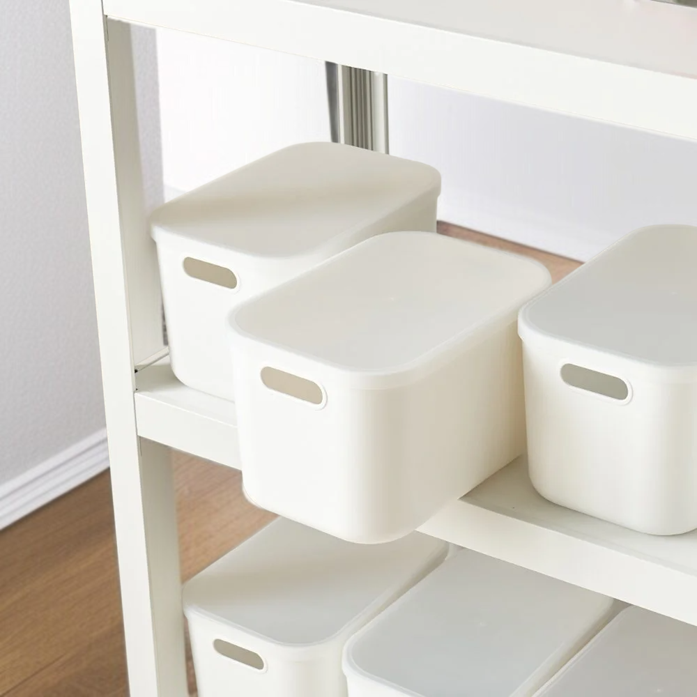 위즈홈 국내생산 그라미 리빙박스 펜트리 수납함 수납정리함 4개