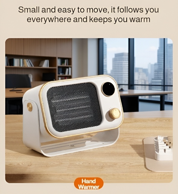 Energy-efficient fever heater in modern living room