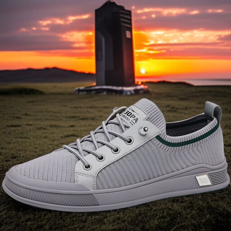 新しいメンズカジュアルシューズ、通気性メッシュスポーツシューズ、薄型スリッポン、万能学生シューズ、メンズシューズ