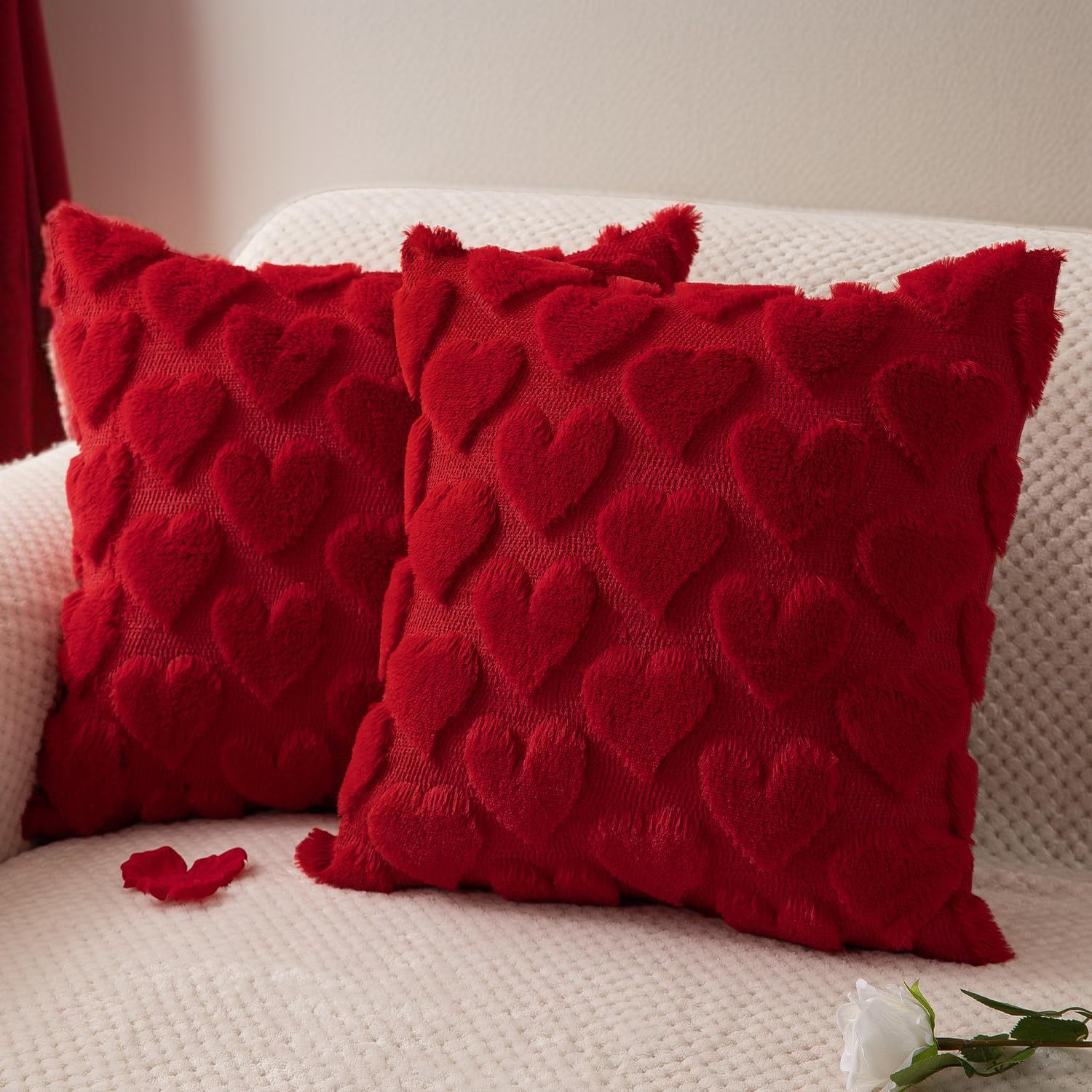 트렌디한 크리스마스 트리 베개 커버