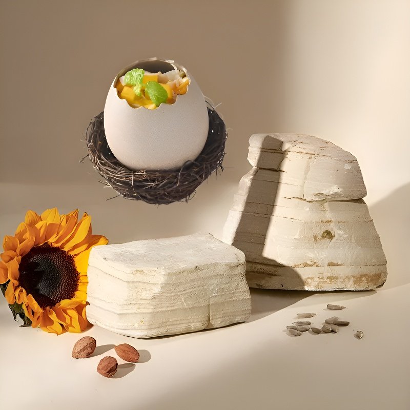 Eggshell Vine Pattern Plate for Various Foods