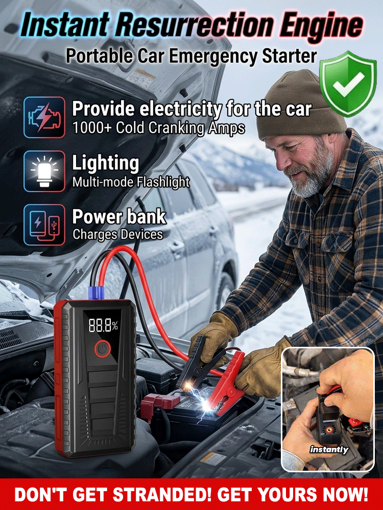 [Instant Engine Resurrection] Portable Car Emergency Starter