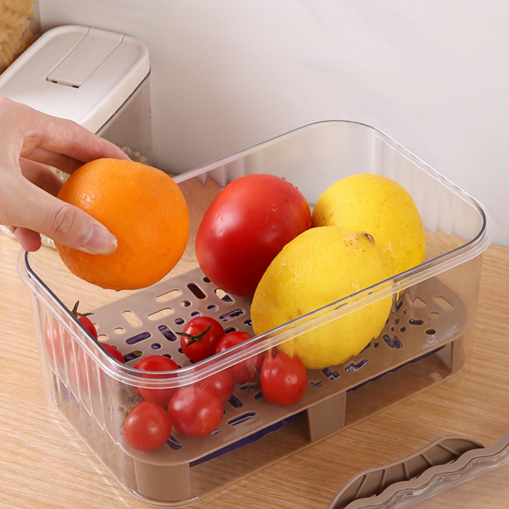 手提野餐水果保鲜盒