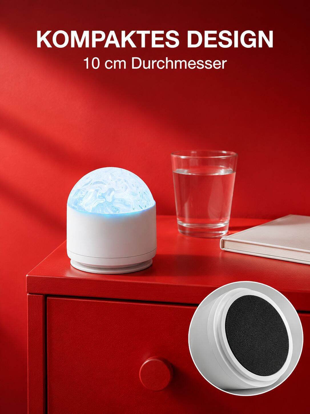 Sternenhimmel Projektor Wellenlicht Aurora Atmosphäre Nachtlicht für Schlafzimmer