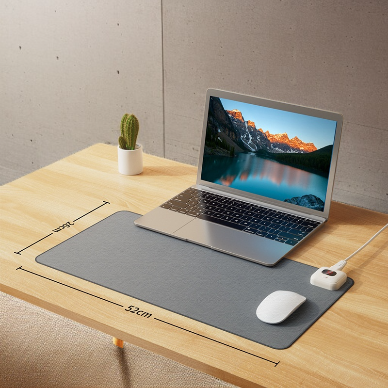  안전한 가열 마우스패드, 실내 사용 시 걱정 없는 초대형 마우스패드