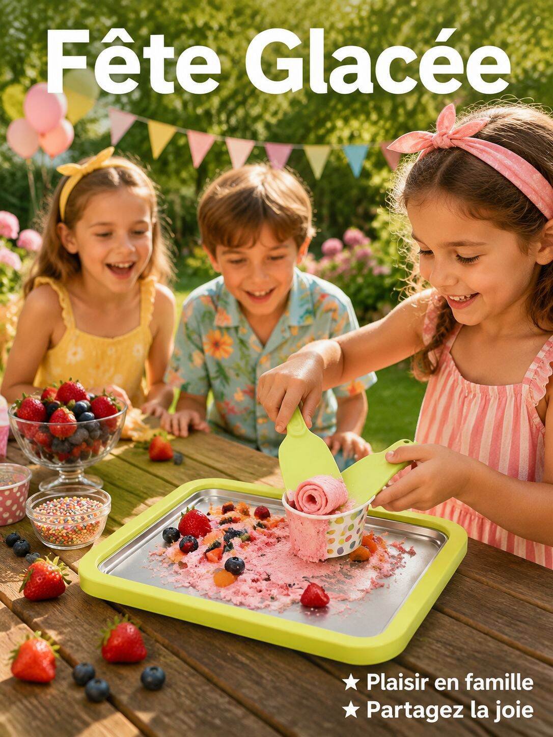 Plaque à glace roulée maison, faites facilement vos propres glaces