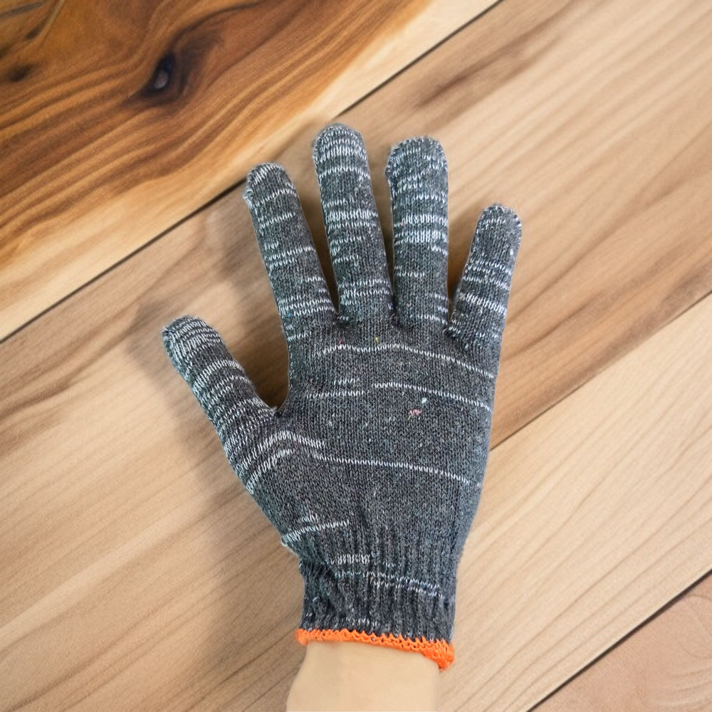 두꺼운 미끄럼방지 면사 나일론 안전장갑
