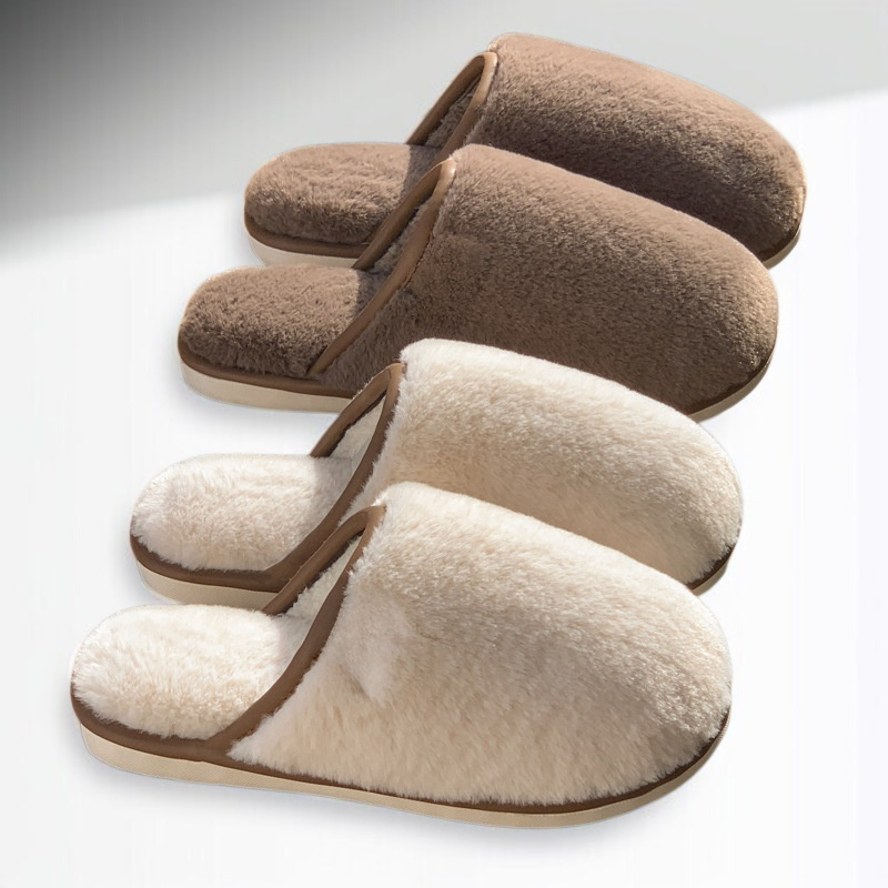 レディースウール綿スリッパ