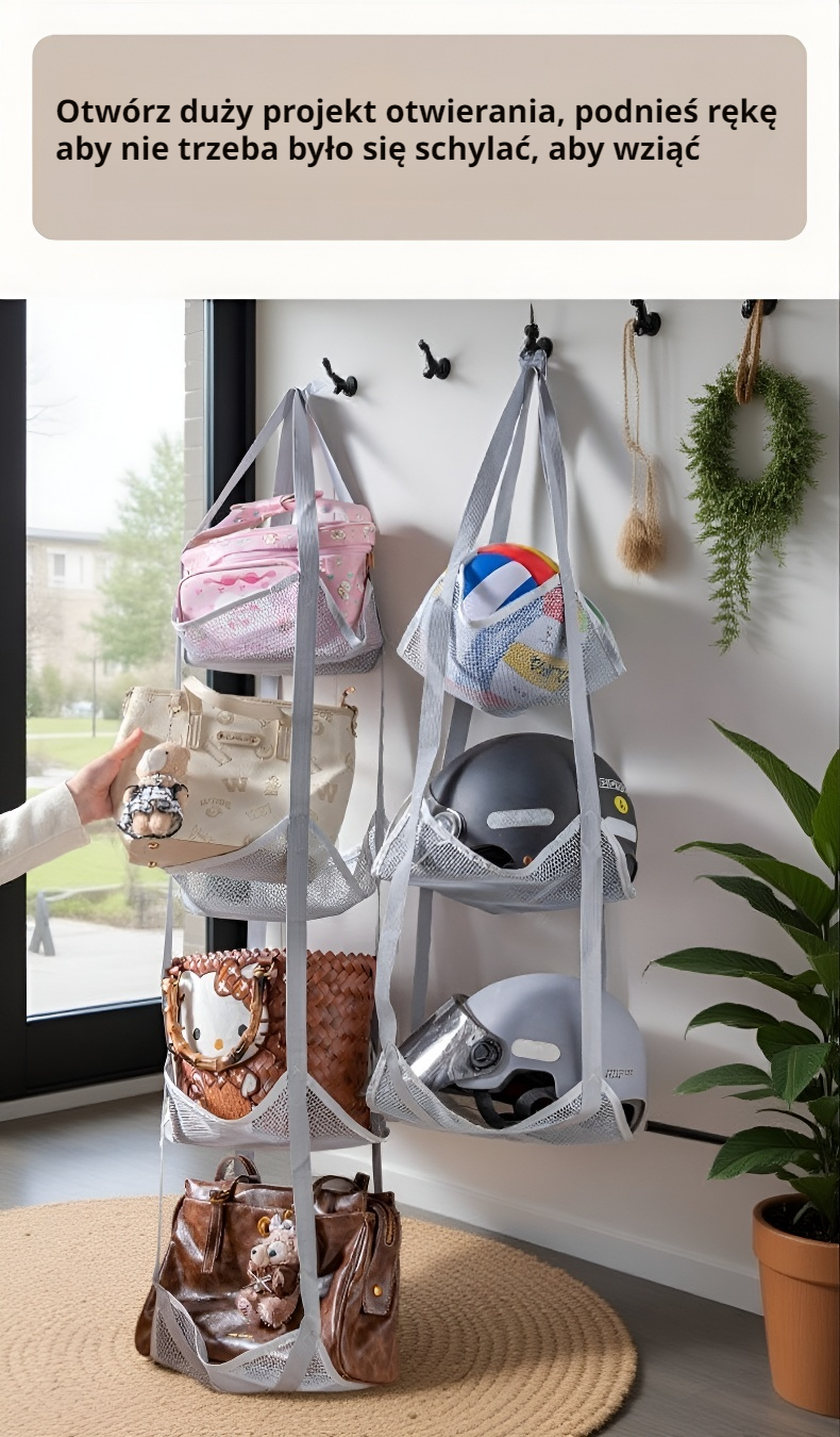 Czteropoziomowy kosz na pranie do łazienki