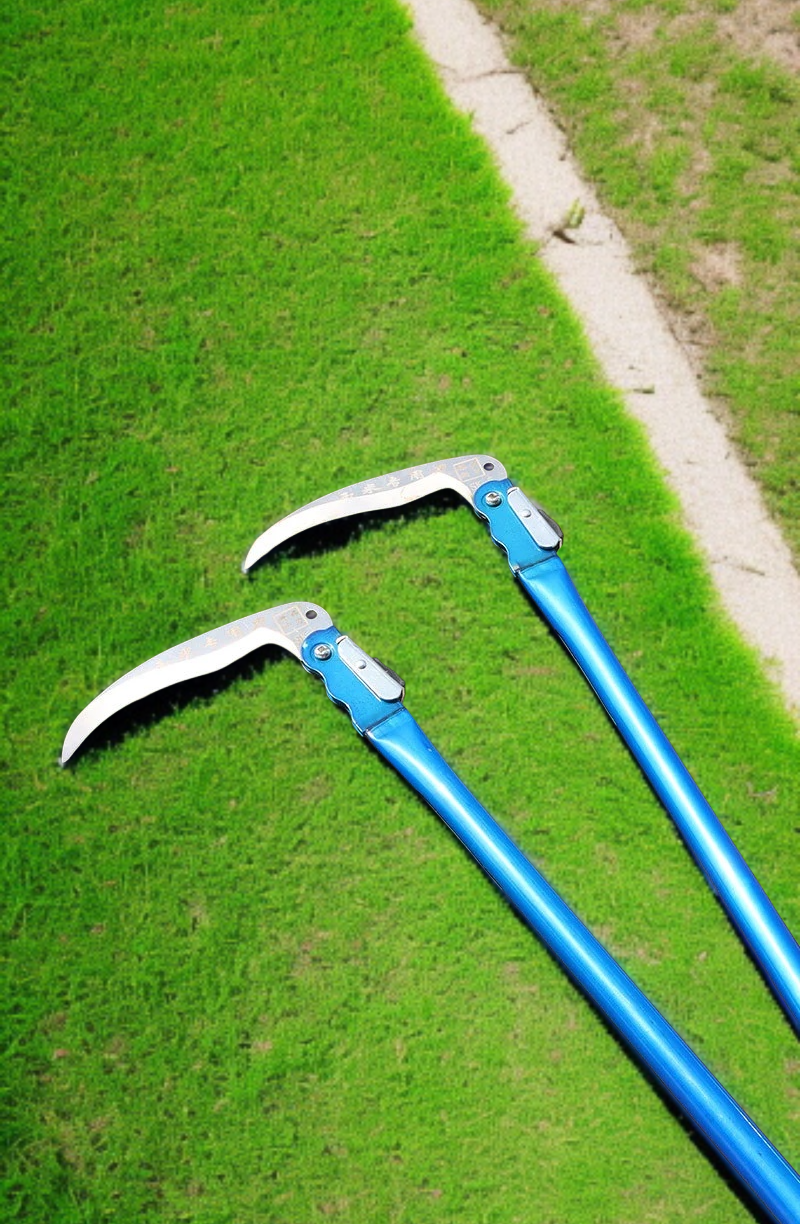 망간강 전용 예초 도구 야외 농용 낫 수확 칼 도구 접이식 칼 낫