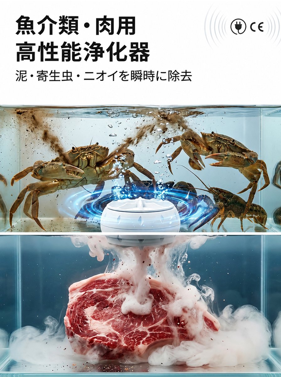 家庭用超音波野菜果物クリーナー
