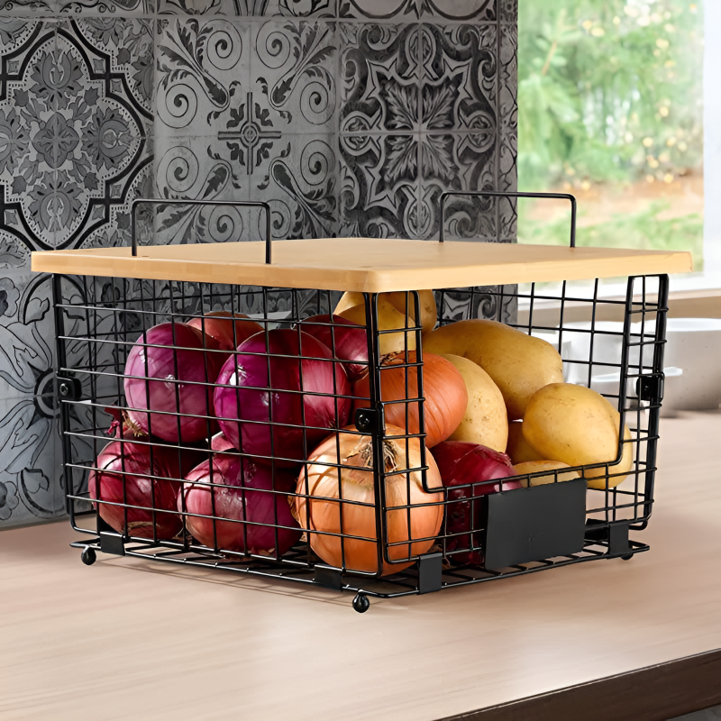 Multi-layer Iron Storage Shelf