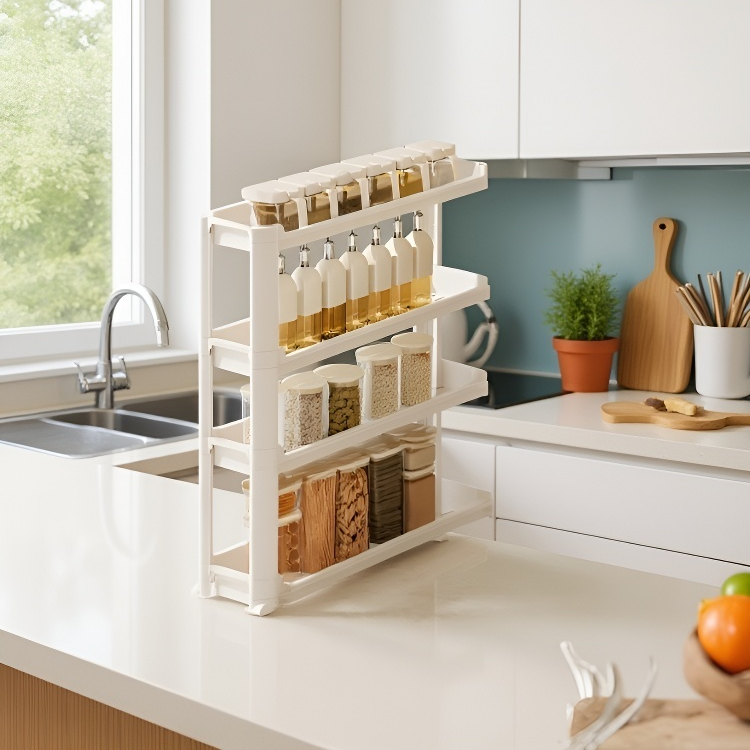  Multifunkční koupelnový vozík organizér