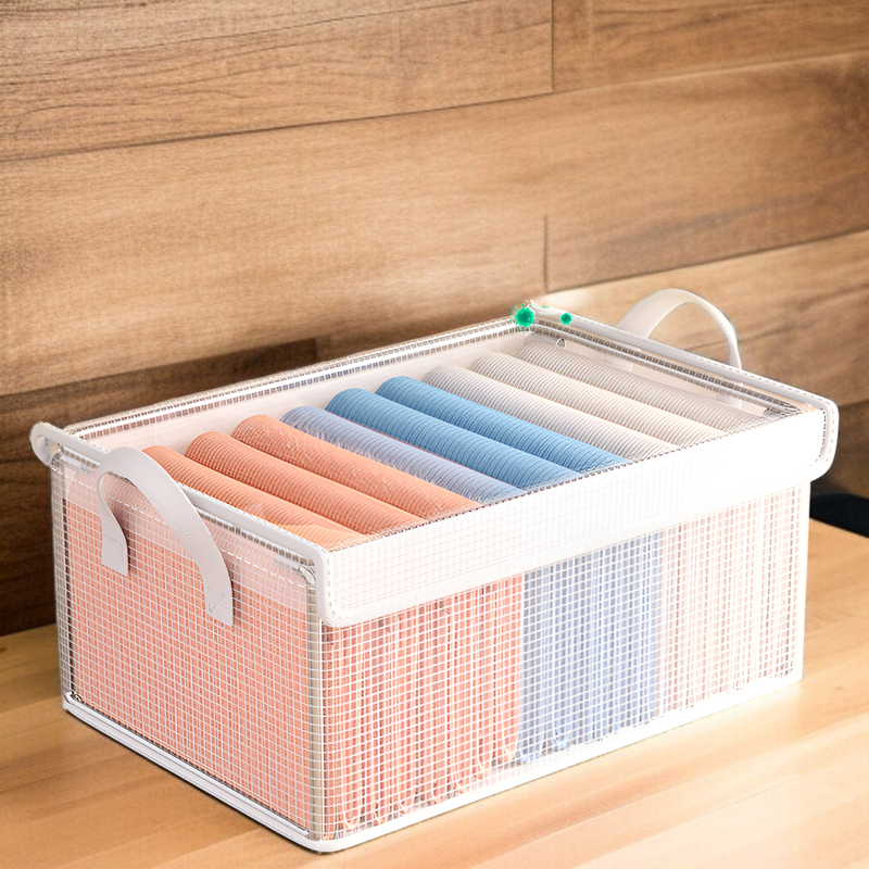8個パック 衣類収納ボックス 家庭用衣類・パンツ収納ボックス ワードローブ 階層型収納 アーティファクト収納フレーム バスケット