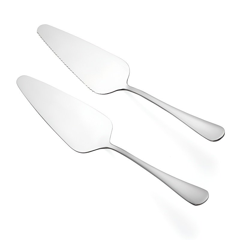 อุปกรณ์ตักพิซซ่าและเค้กสแตนเลส สำหรับใช้ในบ้าน ตัดชีสและครีม เครื่องมือเบเกอรี่ในครัว