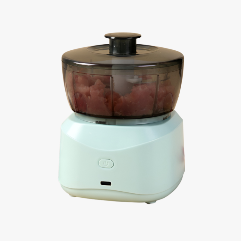 Picadora de carne pequeña doméstica, procesador multifuncional, mezclador de verduras y ajo