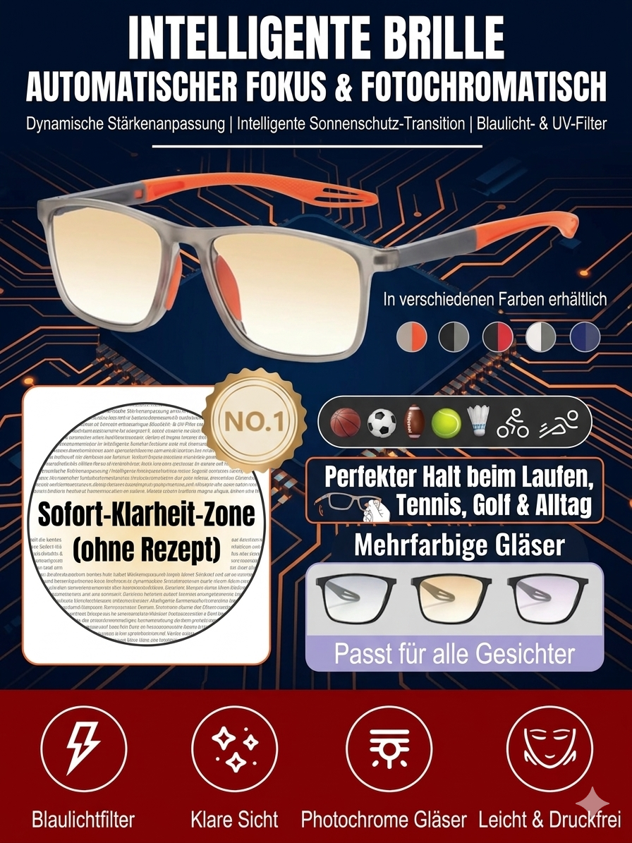 Die intelligente Brille mit Autofokus, entwickelt von einer jahrhundertalten Brillenmanufaktur!
