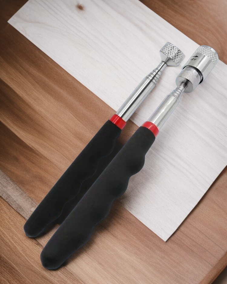 鉄吸着ロッドで金属部品を簡単にピックアップ