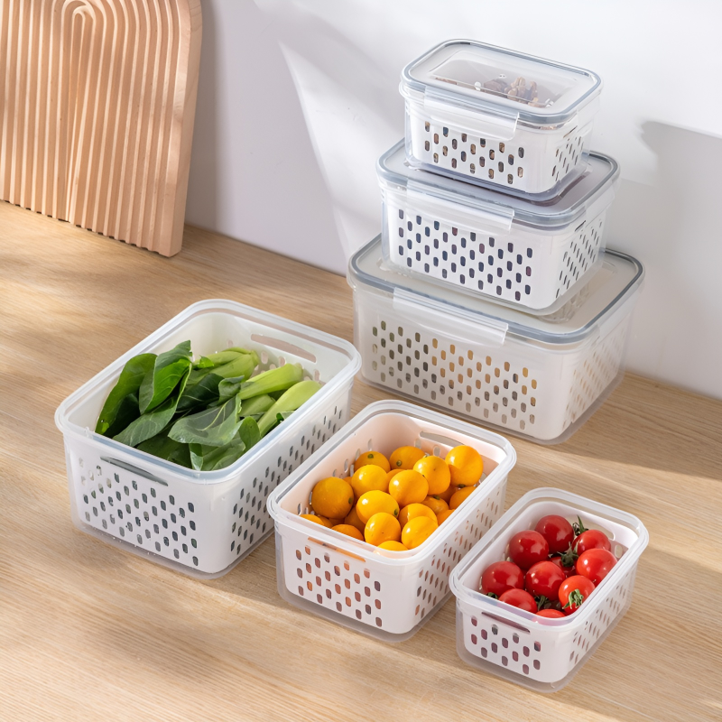 Double-layer food storage container