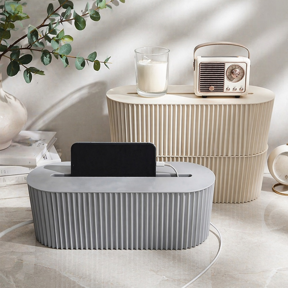 Boîte de rangement pour câbles électriques, organiseur de prises, solution idéale pour la maison