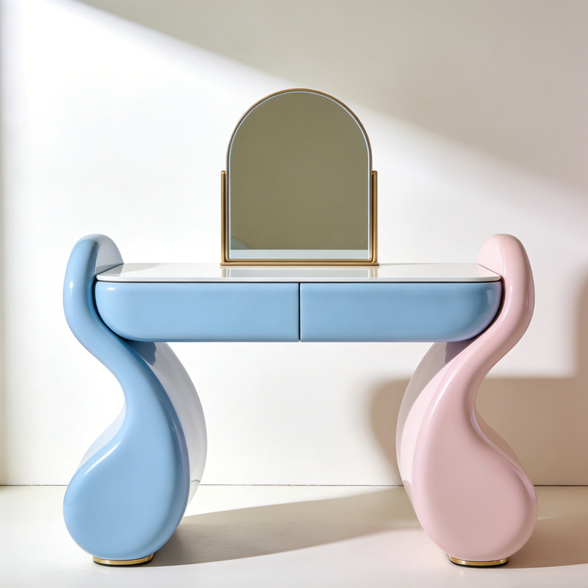 거울이 있는 화장대