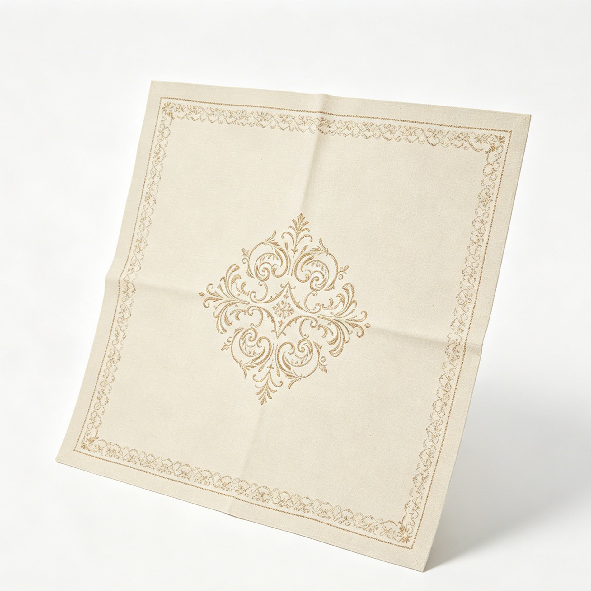 Vue rapprochée des sets de table résistants et élégants