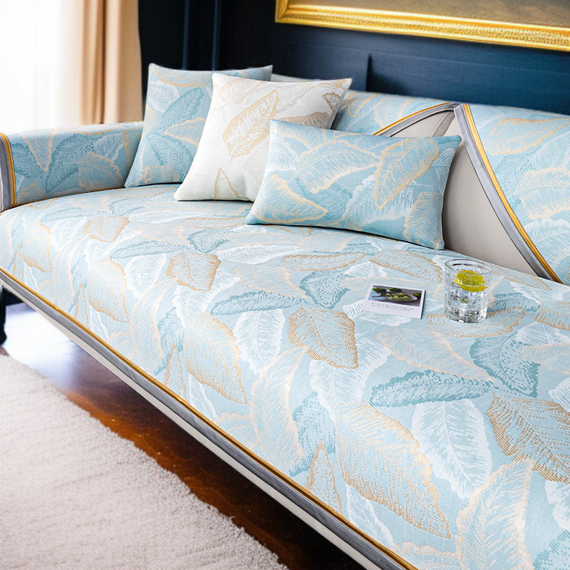 レザーソファークッションアイスシルクカバークロス 夏の滑り止め涼しい感じクッションクーラーカバーカバー