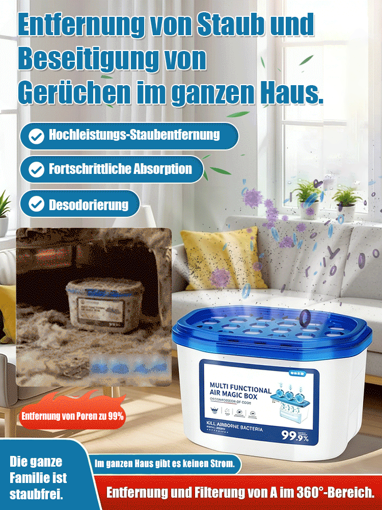 Multifunktionale Staubbox, entwickelt von amerikanischen Biomedizinexperten