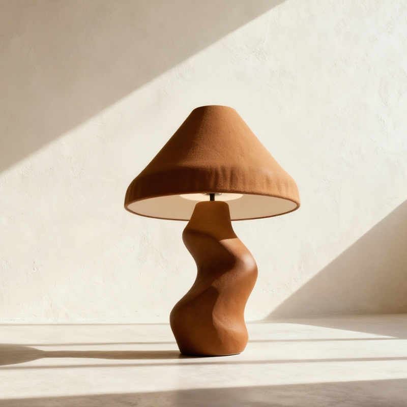 Lămpi de masă portocalii moderne pentru decor interior