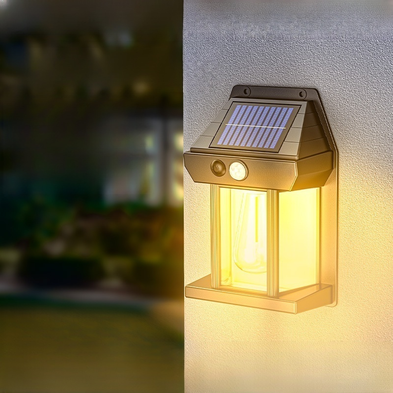 太陽能防水感應壁燈室外花園燈