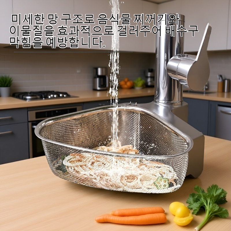 싱크대용 스테인리스 스틸 배수 필터