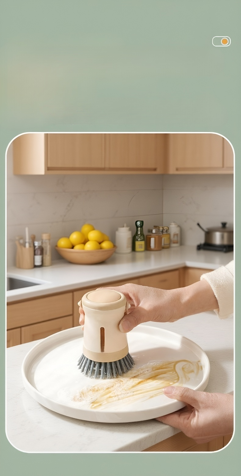 다양한 식기류 세척 가능한 자동 주방 솔