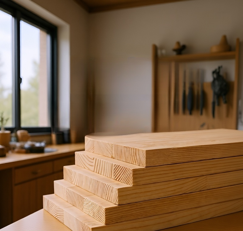 손잡이가 편리한 나무 팔레트