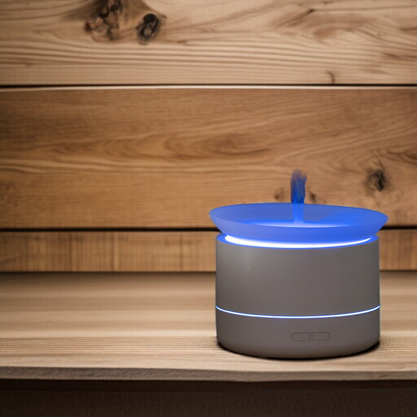 2025年新発売！家庭用のカラフルな霧が出るアロマディフューザー。デスクトップの雰囲気を演出するライトと雲の海風加湿器付き。