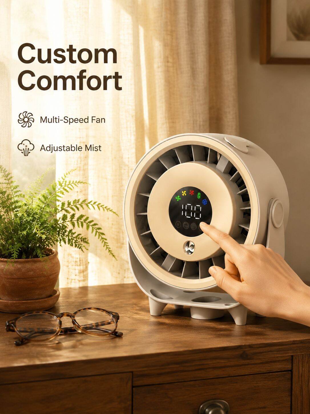 Ice Mist Cooling Fan