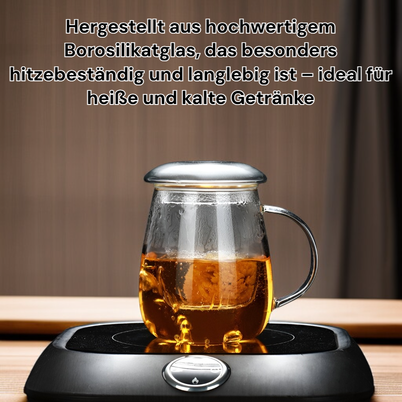 Borosilikatglas mit Griff