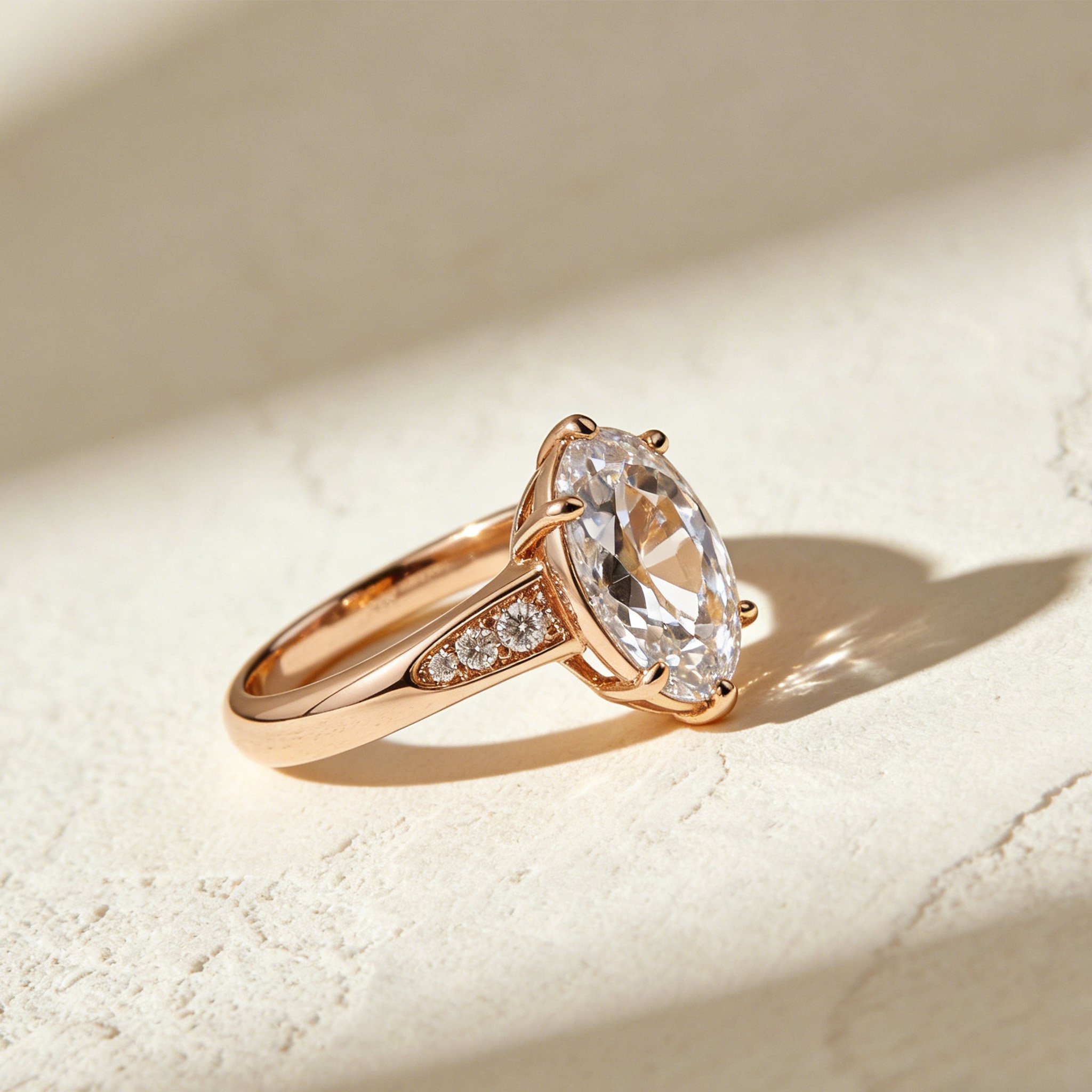Trendiger Minimalistischer Ring
