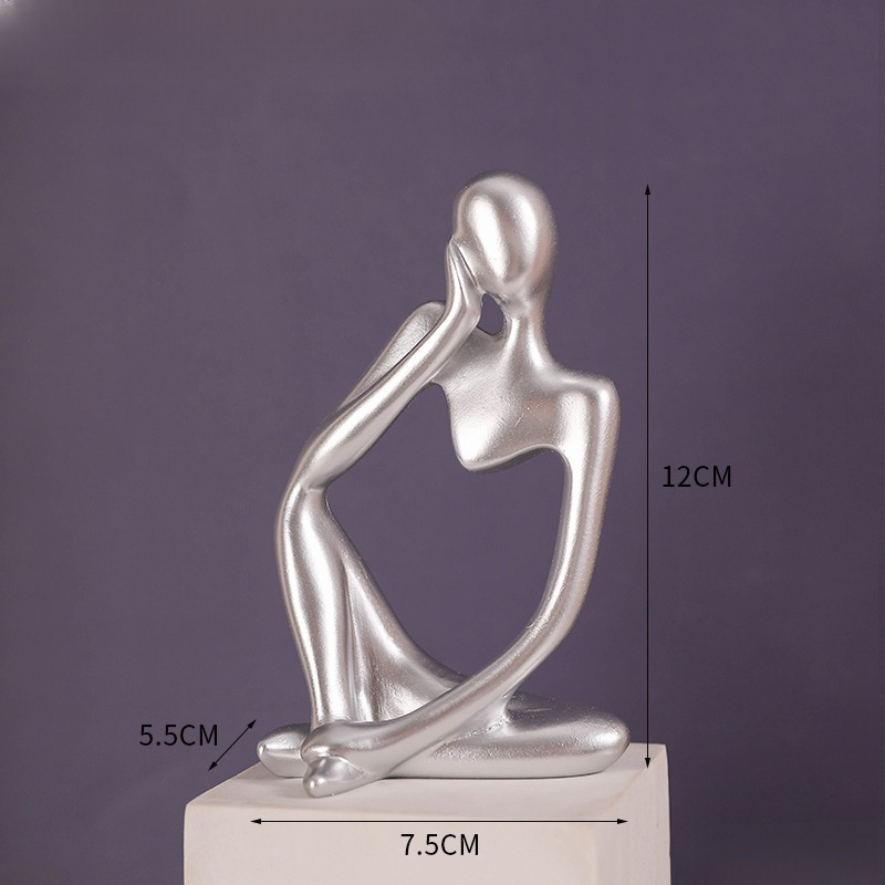 思考人物擺飾樹脂裝飾品